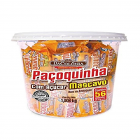 Da Colonia Paçoca Rolha C/ Açucar Mascavo Pote C/56 Und Dacolonia na Amazon