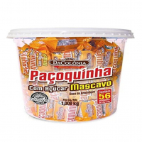 Da Colonia Paçoca Rolha C/ Açucar Mascavo Pote C/56 Und Dacolonia na Amazon