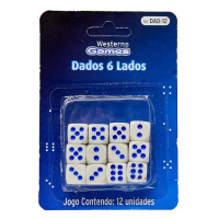 Dados 6 Lados 12 Peças, Western, Multicor, Pacote De 1 na Amazon