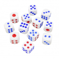 Dados 6 Lados 12 Peças, Western, Multicor, Pacote De 1 na Amazon