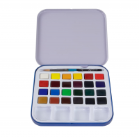 DALER ROWNEY Estojo Metálico Aquarela Aquafine Pastilhas 24 Cores na Amazon