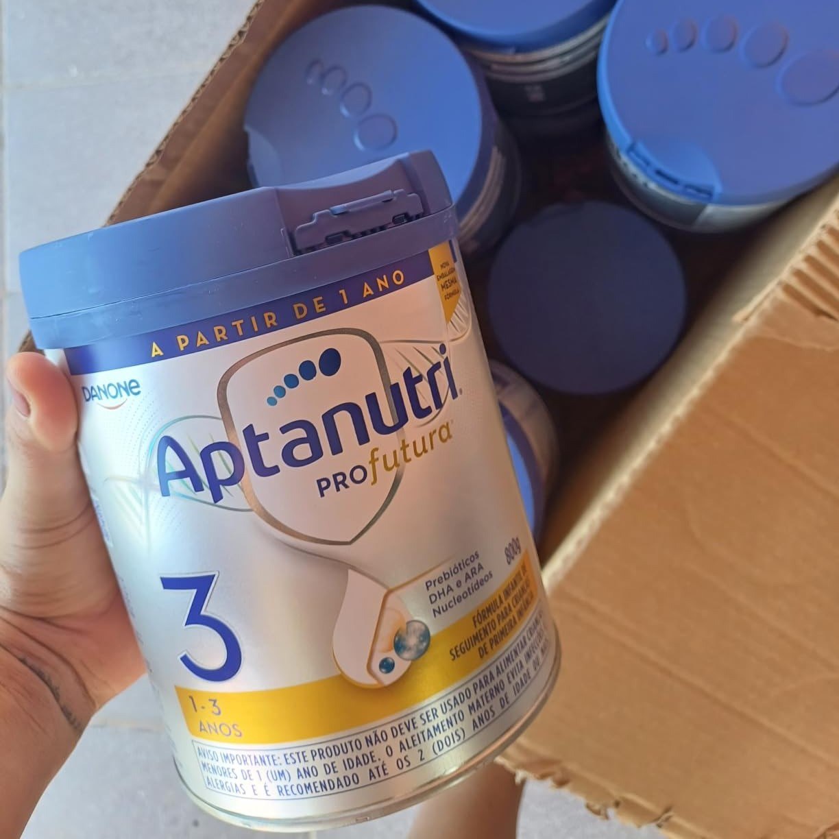 Danone, Fórmula Infantil Aptanutri Profutura 3, 800g na Amazon