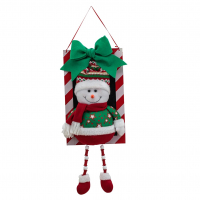 Decoração De Natal, Placa Temática, Boneco De Neve De Pelúcia, 53cm na Amazon