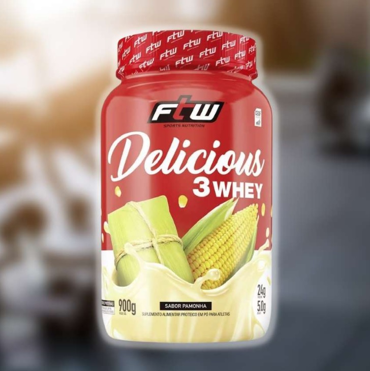 Delicious 3 Whey – 900G Pamonha – Ftw, Fitoway na Amazon