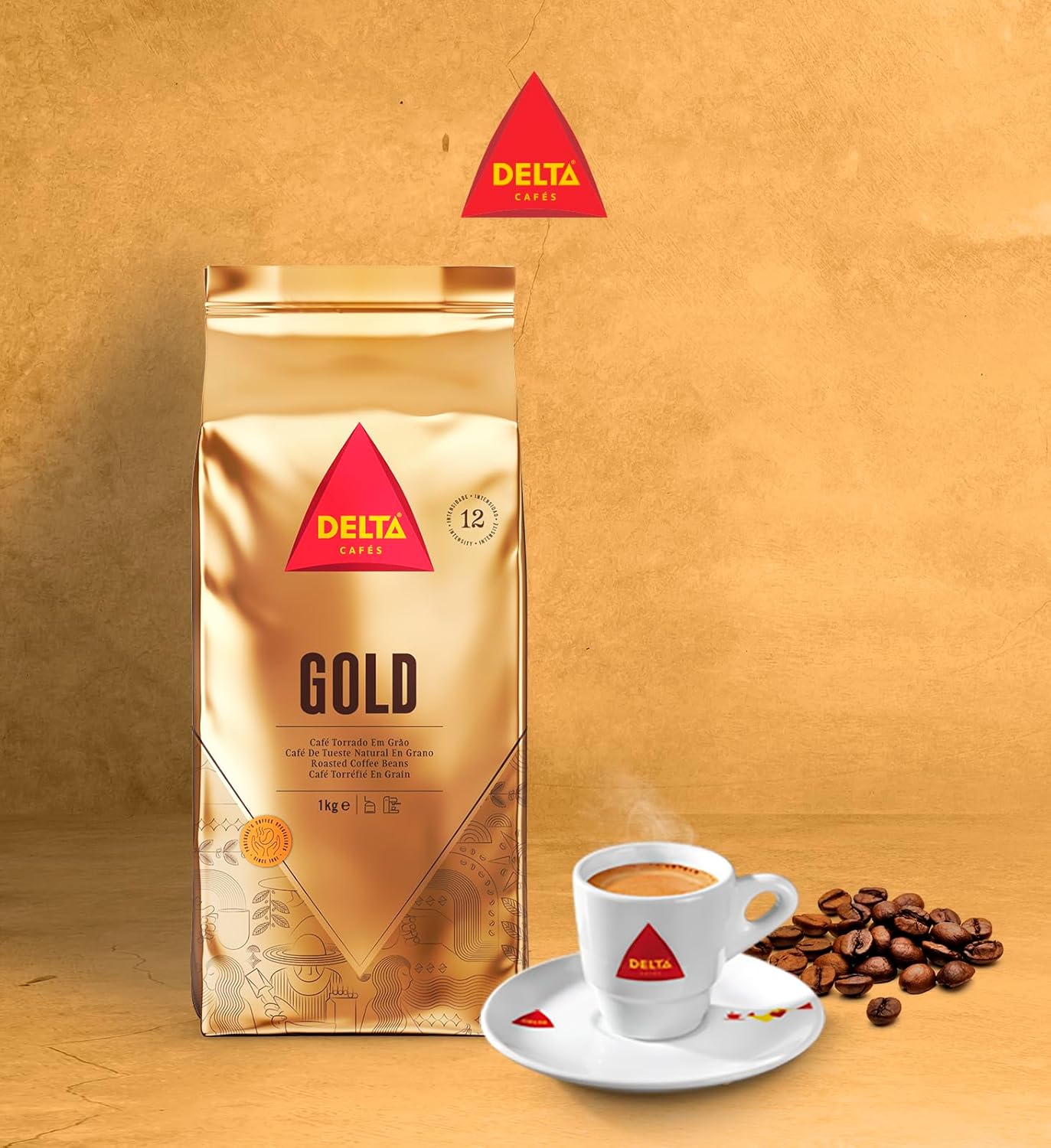Delta Gold Coffee Grão 1Kg na Amazon