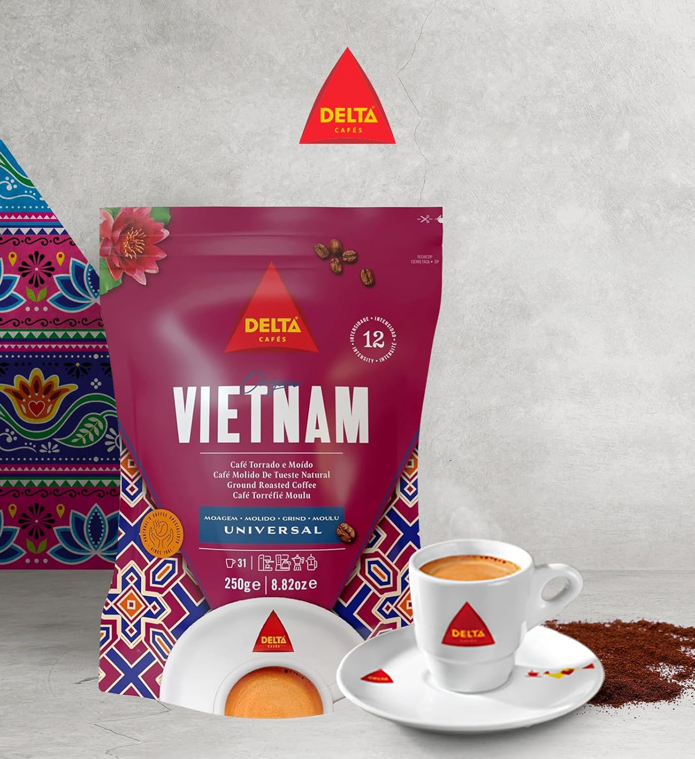 Delta Q Café Torrado e Moído Delta Vietnam 250g na Amazon
