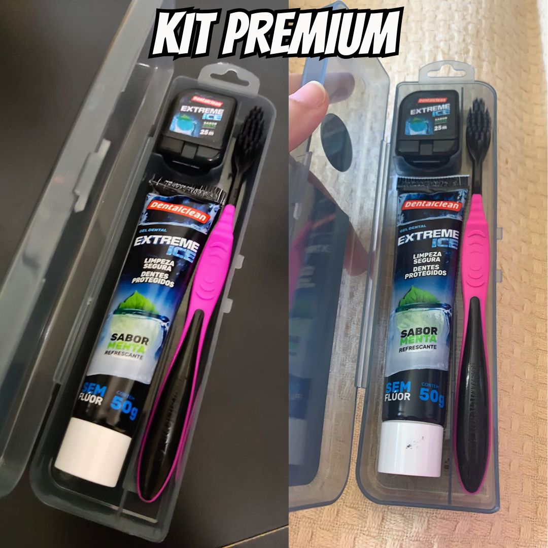 Dentalclean Kit Premium Extreme Ice Preta na Amazon
