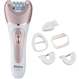 Depilador Aqua Deluxe Philco PDP01R Lavável 2 Velocidades na Ponto