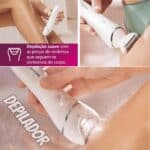 Depilador Elétrico Epilator, 5 acessórios, à prova d’água – BRE712/00 Philips na Amazon
