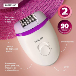 Depilador Elétrico Philips Satinelle Essential BRE225/00, 2 velocidades, Bivolt na Amazon