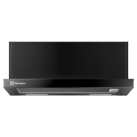 Depurador De Ar Electrolux 60cm Retrátil Preto Efficient Com Luz De Led (DE6RP) na Shopclub