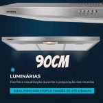 Depurador de Ar Mondial, Inox, 90cm, 110V, 165W – DP90-01 na Amazon