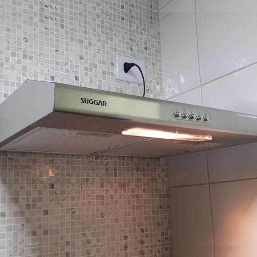 Depurador de ar Slim prata 60cm 110V Suggar na Amazon