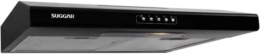 Depurador de ar Slim preto 60cm 110V Suggar na Amazon