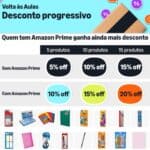 Desconto progressivo volta às aulas com até 20% OFF na Amazon! na Amazon