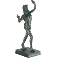 Design Toscano Wu75696 Estátua Dancing Faunus Of Pompeii Bacchus Roman Deus, Grande, 25 Cm, Poliresina na Amazon