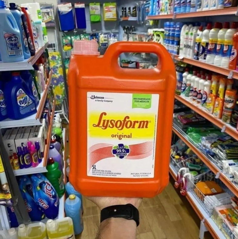 Desinfetante Lysoform Bruto Original 5 Litros na Amazon