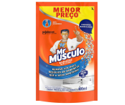 Desinfetante Mr Músculo Banheiro Sem Cloro – Limpeza Pesada Refil, Sachê 400ml na Amazon