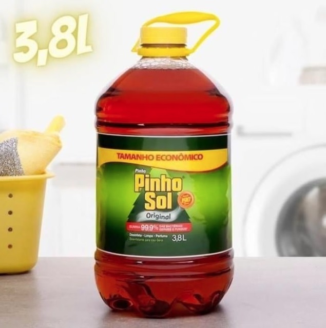Desinfetante Pinho Sol Original 3,8L na Amazon
