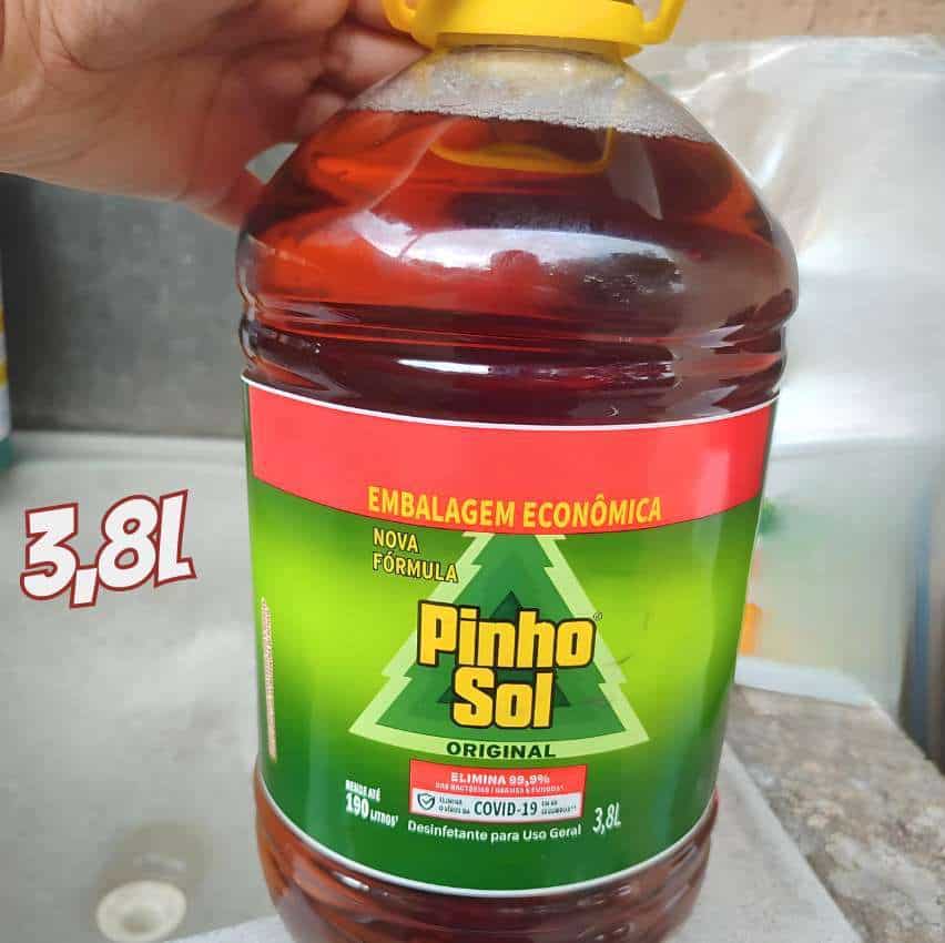 Desinfetante Pinho Sol Original 3,8L na Amazon