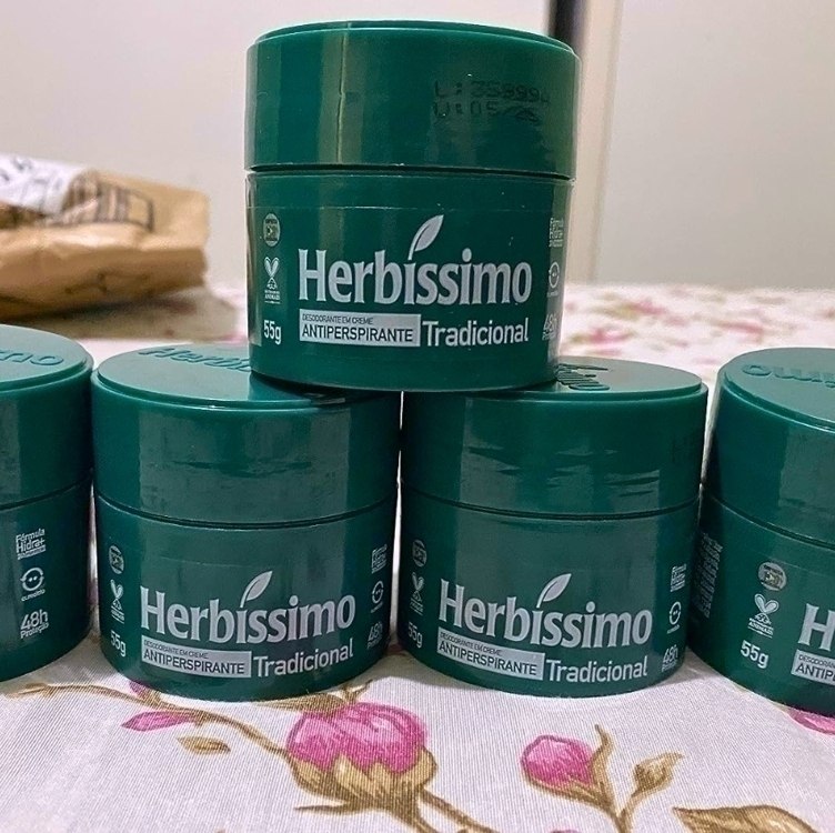 Desod. Creme Herb. Tradicional 55Gr, Herbissimo na Amazon