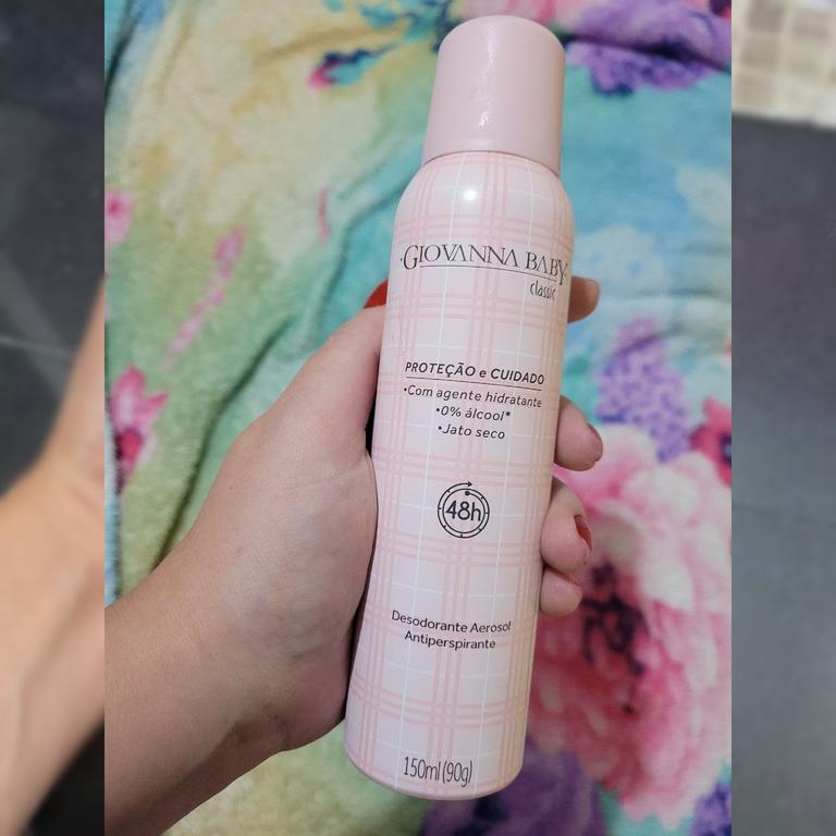 Desodorante Aerossol 150Ml Classic, Feminino, Giovanna Baby na Amazon