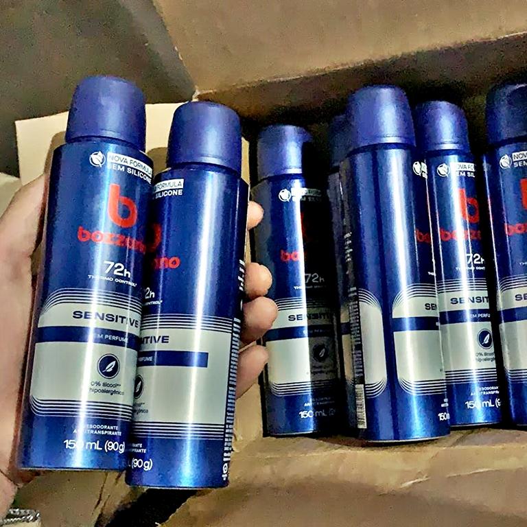 Desodorante Aerossol Sensível Sem Perfume, Bozzano, Branco na Amazon