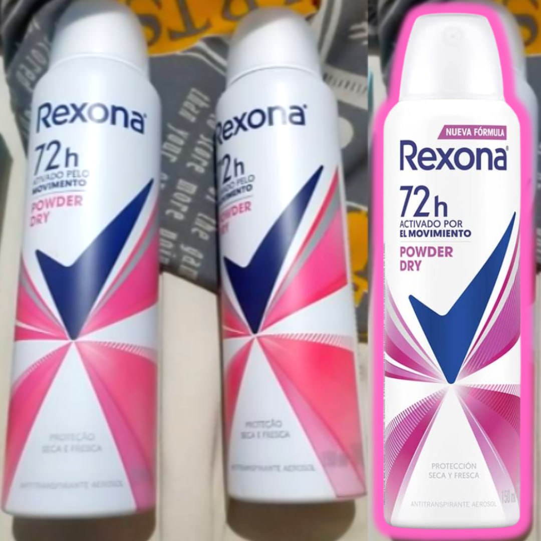 Desodorante Antitranspirante Aerosol Feminino Rexona Powder Dry 72 horas 150ml (A embalagem pode variar) na Amazon