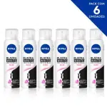 Desodorante Antitranspirante Aerosol NIVEA Invisible Black & White Clear 150ml – 6 unidades na Magazine Luiza