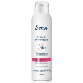 Desodorante Antitranspirante Aerossol Jequiti Sensi Essencial 150ml na Baú Jequiti