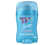 Desodorante Antitranspirante em Barra Secret Aroma de Lavanda com pH Balanceado 45g na Amazon
