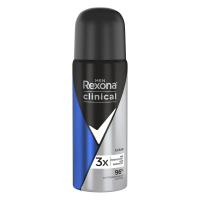 Desodorante Antitranspirante Rexona Clinical 96h Aerossol 55ml na Pague Menos
