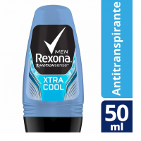Desodorante Antitranspirante Roll-On Rexona Men Xtracool 48h Sem Álcool 50ml na Drogasil