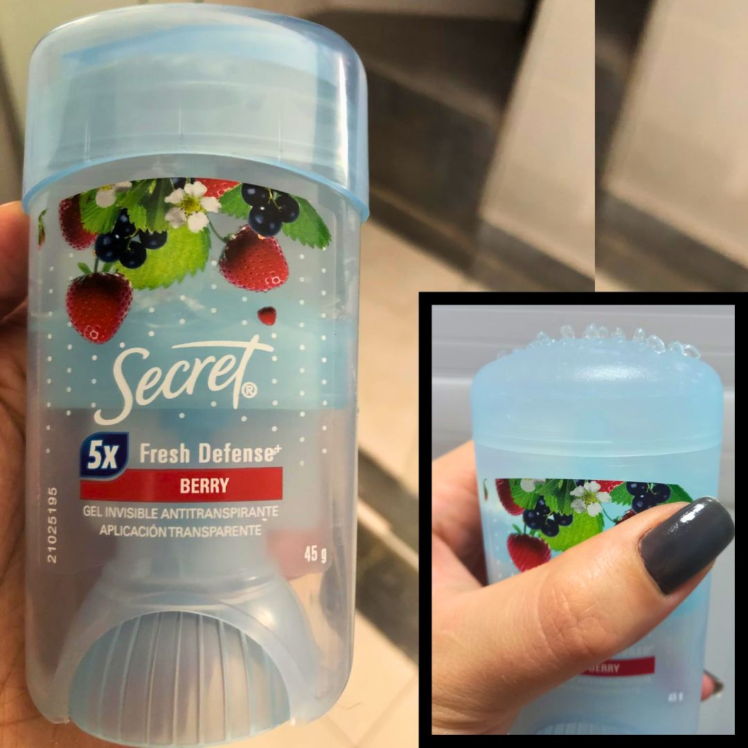 Desodorante Antitranspirante Secret Gel Frutas Vermelhas 45 g na Amazon