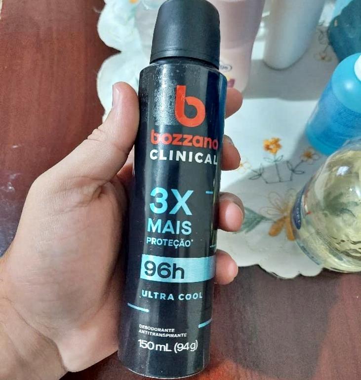 Desodorante Clinical Ultra Cool Antitranspirante Aerossol Bozzano Masculino 150ml na Amazon