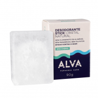 Desodorante Cristal Natural 90g Refil - Alva na Amazon