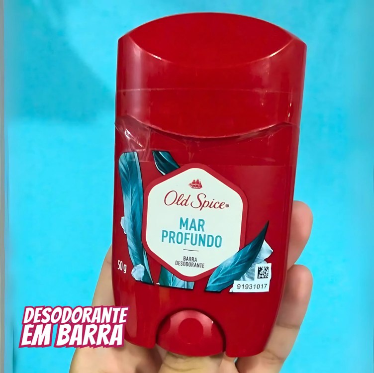 Desodorante em Barra Antitranspirante Old Spice Mar Profundo – 50g na Amazon