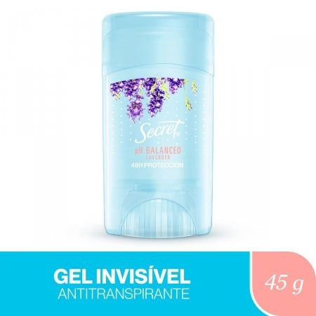 DESODORANTE EM GEL SECRET LAVANDA COM 45G na Droga Raia