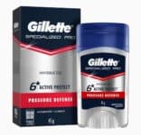 Desodorante Gel Antitranspirante Gillette Clinical Pressure Defense – 45g na Amazon