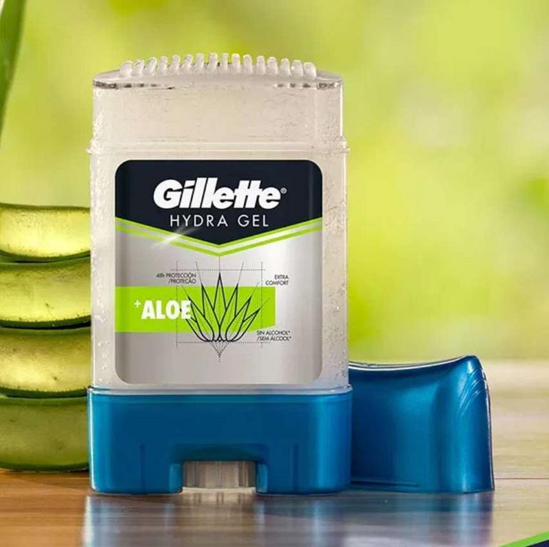 Desodorante Gel Antitranspirante Gillette Hydra Gel Aloe 45g na Amazon