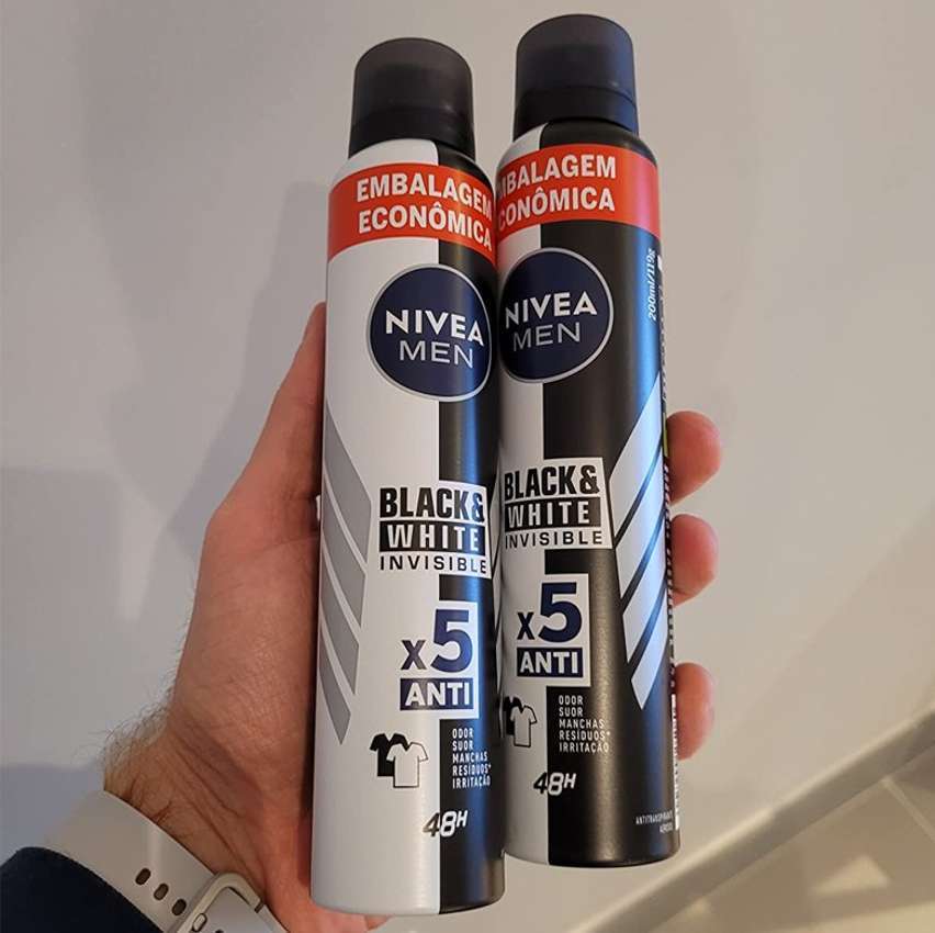Desodorante Nivea Antitranspirante Aerossol 200ml na Amazon