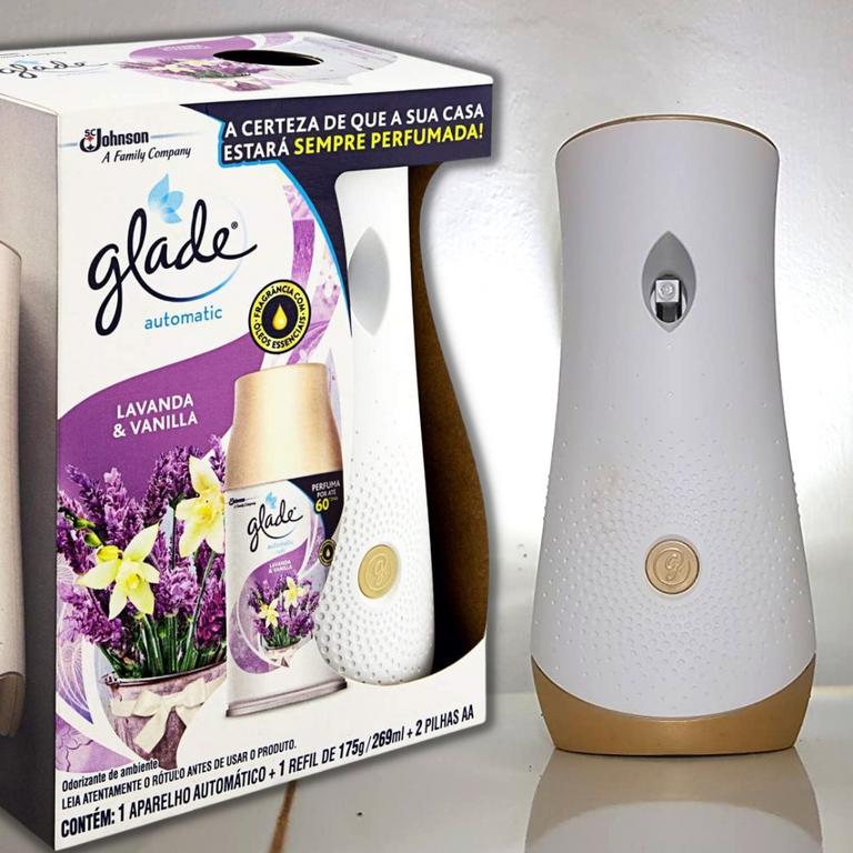 Desodorizador Glade Automatic Spray Aparelho + Refil Lavanda & Baunilha 269ml Pacote de 1 unidade na Amazon