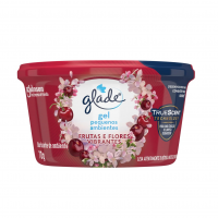 Desodorizador Glade Gel Pequenos Ambientes Frutas E Flores Vibrantes 70g na Amazon