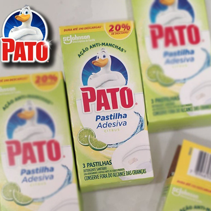 Desodorizador Sanitário Pato Pastilha Adesiva Citrus 3UN 20% Desconto na Amazon