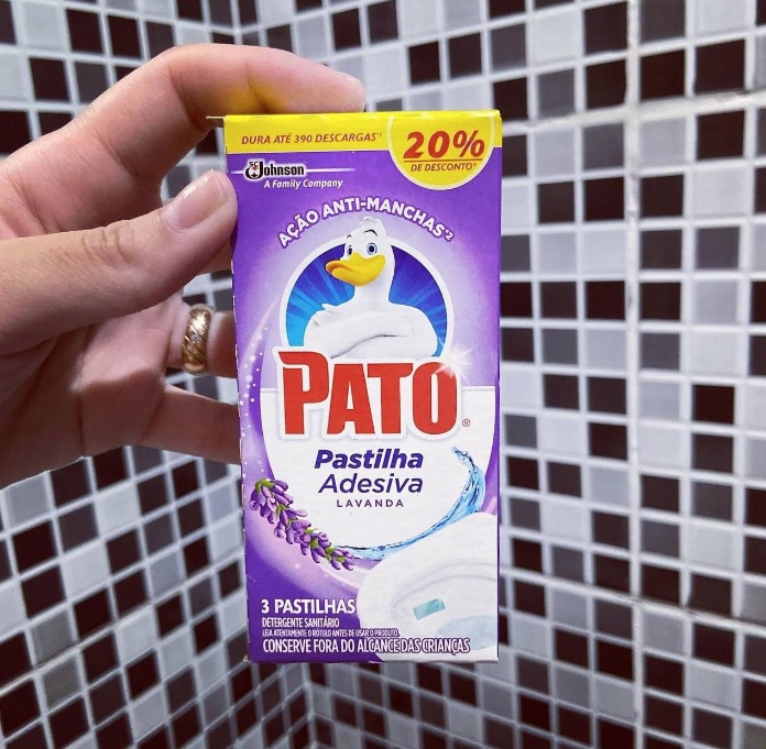 Desodorizador Sanitário Pato Pastilha Adesiva Lavanda 3UN 20% Desconto na Amazon