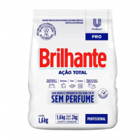 Detergente Em Pó Brilhante Profissional Ação Total - 1,6kg na Magazine Luiza