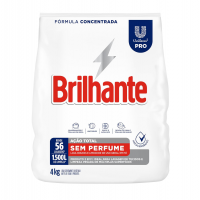 Detergente Em Pó Brilhante Sem Perfume 4kg na Amazon
