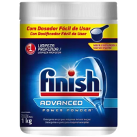 Detergente em Pó para Lava-Louças Finish - Power Powder 1kg na Magazine Luiza
