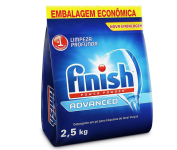 Detergente para Lava Louças em Pó, Finish Advanced – Sabão Limpeza Profunda, 2,5kg na Amazon