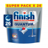 Detergente Para Lava Louças Em Tabletes Finish Quantum All In 1 Com 26 Unidades na Amazon